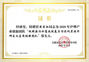 團(tuán)隊(duì)帶頭人證書